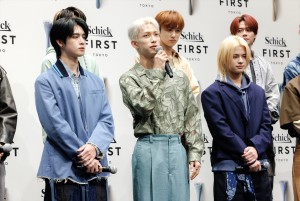 INI、シック・ジャパン「Schick FIRST TOKYO」製品説明会&新CM発表会に登場