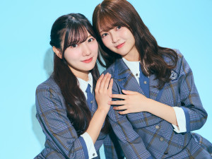 (左から)日向坂46・河田陽菜、山下葉留花