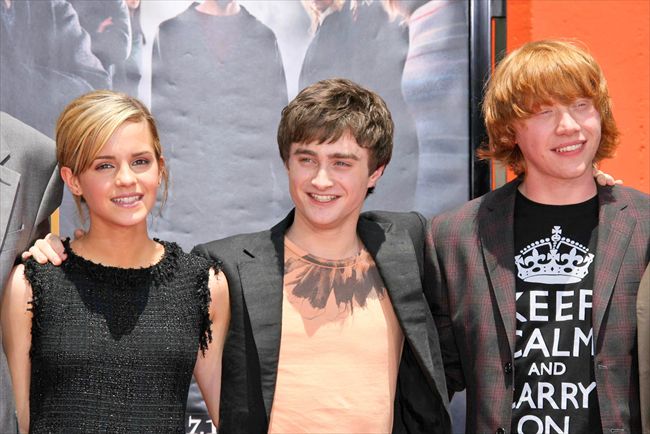 Daniel Radcliffe6120_Rupert Grint with Daniel Radcliffe and Emma Watson