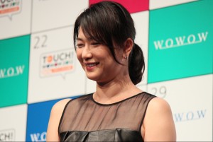 WOWOWイベントに出席した夏川結衣