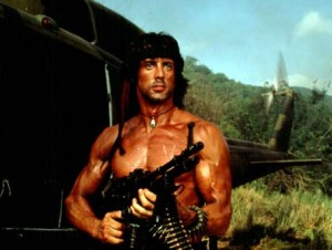 第2作「ランボー／怒りの脱出」