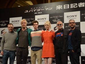 6人の大所帯で来日した「アメイジング・スパイダーマン」チーム