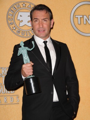 「アーティスト」で映画部門主演男優賞を受賞したジャン・デュジャルダン