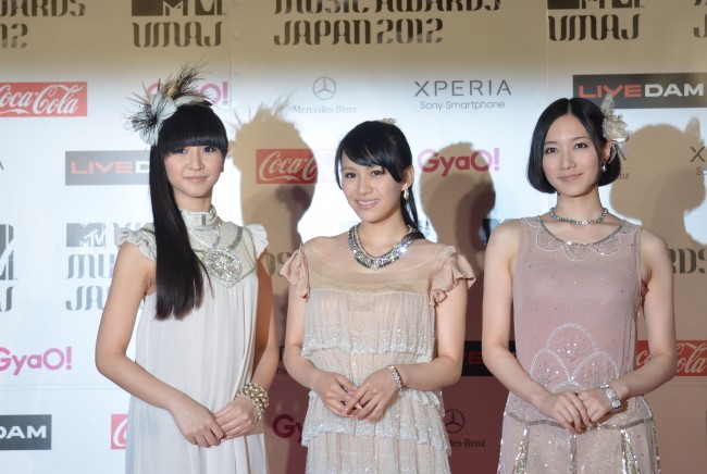 「MTV VIEDEO MUSIC AWARDS JAPAN 2012」、Perfume