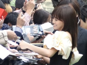 【第25回東京国際映画祭】　前田敦子　グリーンカーペット 