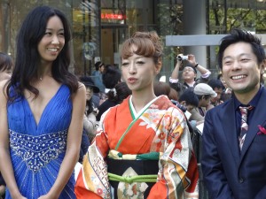 【第25回東京国際映画祭】　あやまんＪＡＰＡＮ　あやまん監督　グリーンカーペット 