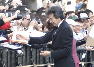 【第25回東京国際映画祭】「旅の贈りもの　明日へ」グリーンカーペット 