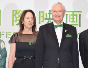 【第25回東京国際映画祭】ロジャー・コーマン審査員夫妻　アリーナイベント