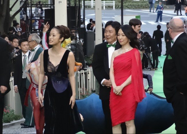 【第25回東京国際映画祭】「シルク・ドゥ・ソレイユ３Ｄ 彼方からの物語」グリーンカーペット 