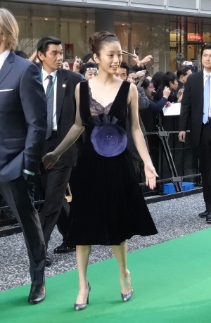 【第25回東京国際映画祭】「シルク・ドゥ・ソレイユ３Ｄ 彼方からの物語」グリーンカーペット 