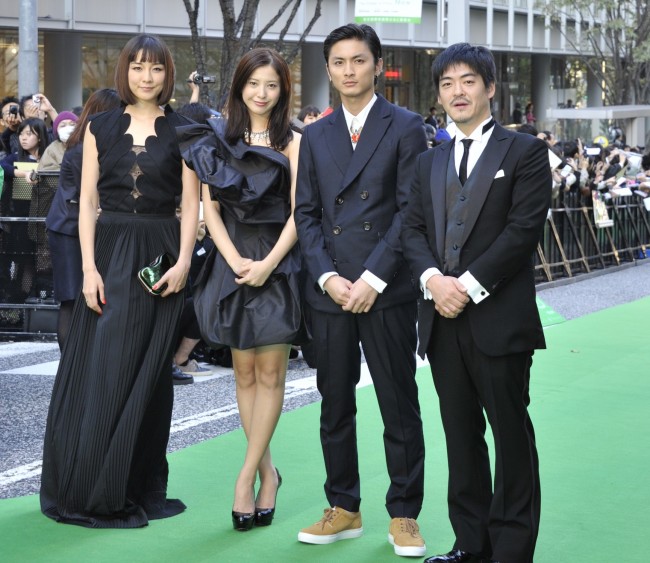 【第25回東京国際映画祭】「横道世之介」グリーンカーペット