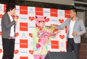 山田花子CD発売記念イベントに夫・福島正紀氏も同席