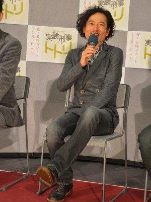 作品ついて話す三上博史