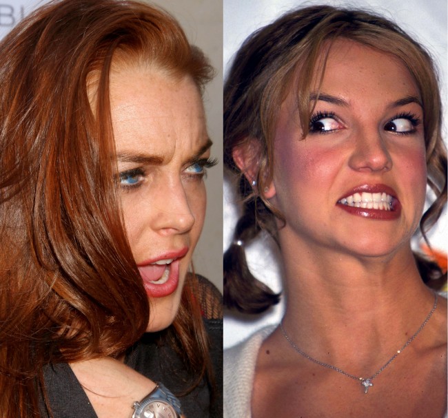 lindsay lohan britney