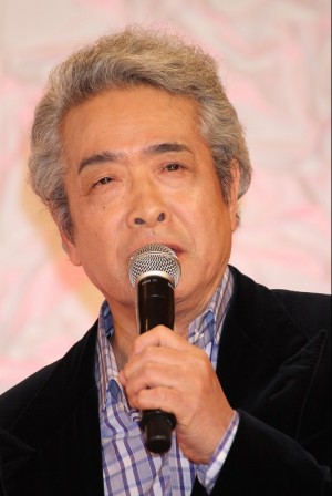 舞台「阿修羅のごとく」製作発表に出席した、林隆三