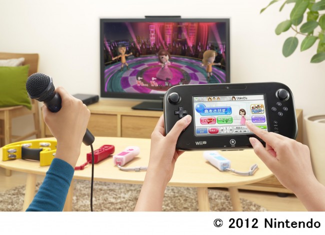 Wii U 本体に 家庭向けカラオケソフト Wii カラオケ U を内蔵 12年11月8日 アニメ コミック ニュース クランクイン Wii U 本体に 家庭向けカラオケソフト Wii カラオケ U を内蔵 12年11月8日 アニメ コミック ニュース クランクイン