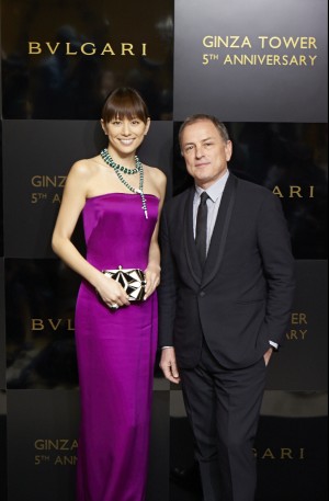 ブルガリのイベントに登場した、米倉涼子