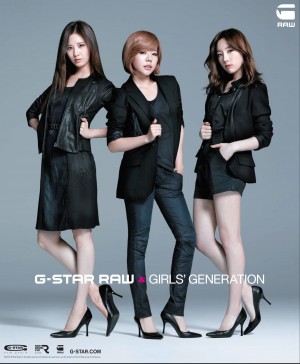 G-STAR RAWジャパン発・新ミューズに少女時代を起用