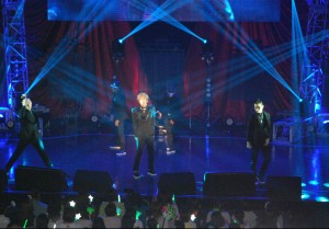 キム・ヒョンジュン（SS501・マンネ）ライブの様子