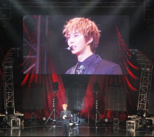 キム・ヒョンジュン（SS501・マンネ）ライブの様子