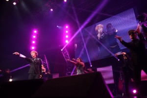 キム・ヒョンジュン（SS501・マンネ）ライブの様子