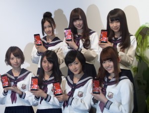 乃木坂46　HTC新端末発表会に登場！