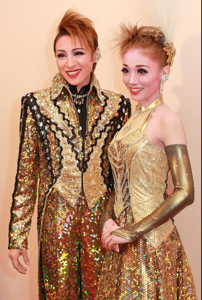宝塚歌劇団、音月桂の退団公演「JIN －仁－」「GOLD SPARK!　－この一瞬を永遠に－」ゲネプロ20121123、音月桂（おとづきけい）、舞羽美海（まいはねみみ）