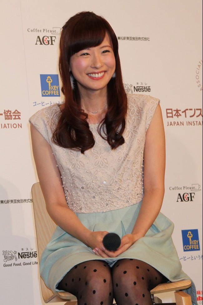 第一回インスタントコーヒー大使発表会20121126、皆藤愛子
