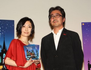 「夜のとばりの物語」ブルーレイ＆DVD発売を記念イベントに出席した坂本真綾と中島清文