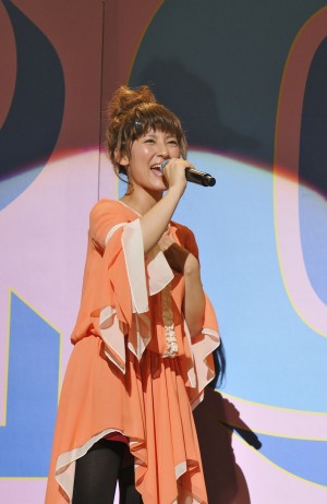 「Act Against AIDS」　東日本大震災復興支援チャリティに参加した福田彩乃