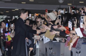 「スター・トレック イントゥ・ダークネス」のPRで初来日したベネディクト・カンバーバッチ
