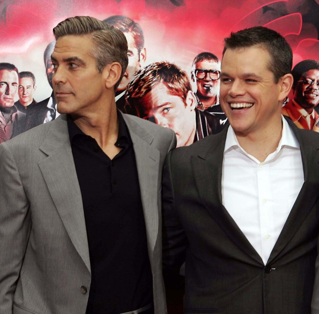 Matt Damon clooney　マット・デイモン　ジョージ・クルーニー