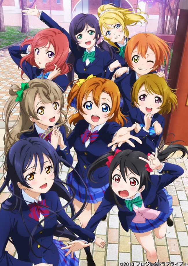 学園アニメ ラブライブ 放送決定 9人の美少女アイドルグループが活躍 12年12月16日 アニメ ニュース クランクイン