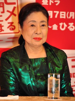 「モメる門には福きたる」制作発表会見に出席した、中村玉緒