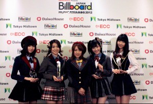 2年連続で最優秀アーティスト賞を受賞した、AKB48