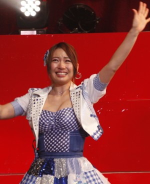 AKB紅白歌合戦でAKBの活動を終了した増田有華