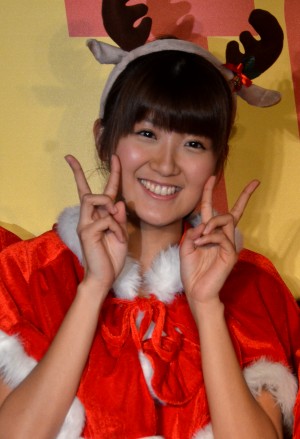 Berryz工房がサンタの衣装でイベントに登場　徳永千奈美
