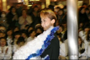 宝塚歌劇団卒業パレードに登場した、詩風翠