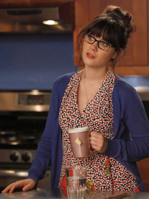 「New Girl ～ダサかわ女子と三銃士」のゾーイ・デシャネル