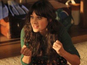 「New Girl ～ダサかわ女子と三銃士」のゾーイ・デシャネル