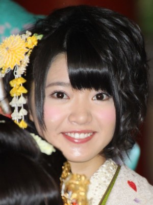 新成人となり華やかな晴れ着を披露したSKE48矢方美紀