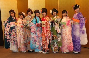 新成人となり華やかな晴れ着を披露した48グループメンバー
