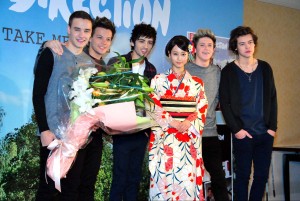 初来日を果たした「ワン・ダイレクション」と堀北真希