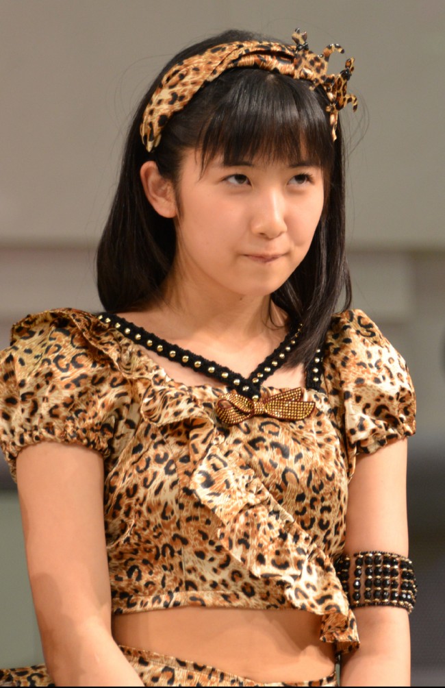 モーニング娘。新曲「Help me!」発売イベント　佐藤優樹