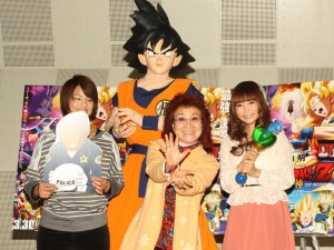 かめはめ波を打つ野沢雅子