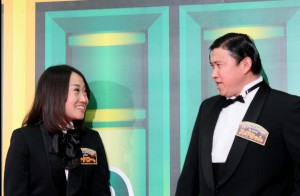 「R-1ぐらんぷり 2013」決勝進出者発表会見　スギちゃん　キンタロー。