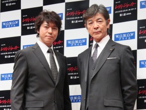 「レディ・ジョーカー」上川隆也（左）、柴田恭兵（右）　