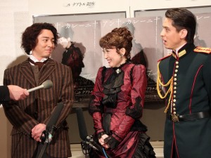 公開リハーサル前に取材に応じた3人