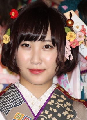 「20歳を迎えてAKBからの卒業を考えるようになった」と語る仁藤萌乃（今年1月のAKB成人式より）