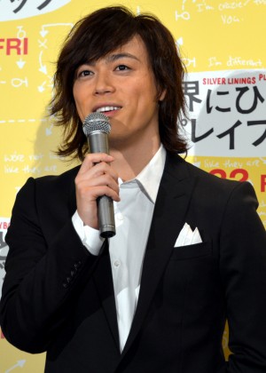 映画「世界にひとつのプレイブック」公開イベントに出席した塩谷瞬